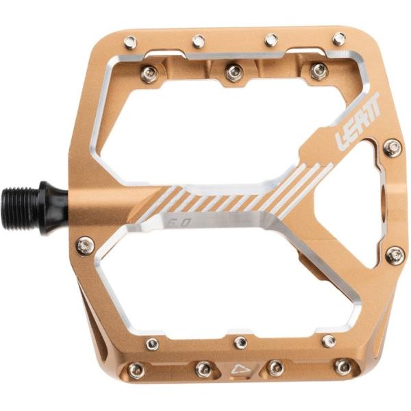 Leatt педали AllMtn 6.0 Flat Wide - Frost бронзов