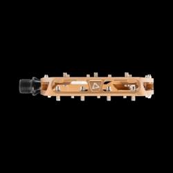 Leatt педали AllMtn 6.0 Flat Narrow - Frost бронзов