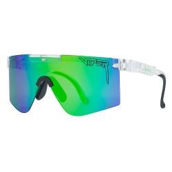 Слънчеви очила Pit Viper The Bio прозрачен Original 2.0 Wide HDPV Polarized син - зелен