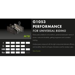 Накладки Galfer велосипед FD293G1053 PERFORMANCE Shimano Road