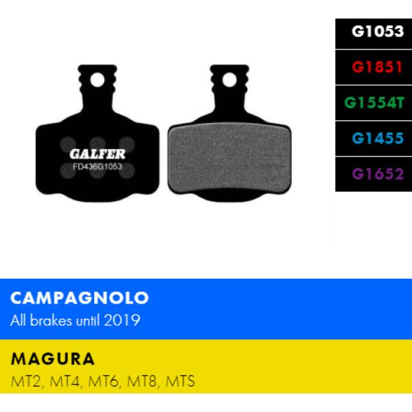 Накладки Galfer велосипед FD436G1053 PERFORMANCE Magura MT5/MT7