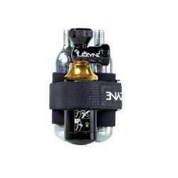 CO2 безкамерна помпа LEZYNE Tubeless Blaster - Black (вкл. 2x20g патрона)