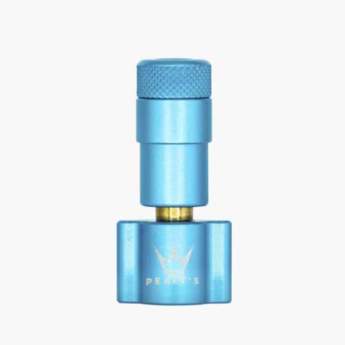 CO2 глава за помпа Peaty's Holeshot - Turquoise