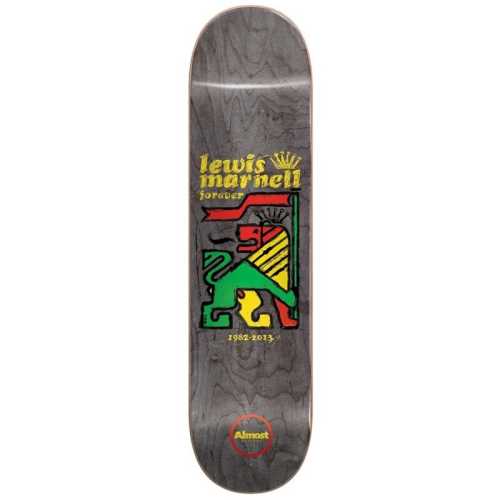 Дъска за скейт ALMOST Lewis Rasta Lion R7 Marnell 8