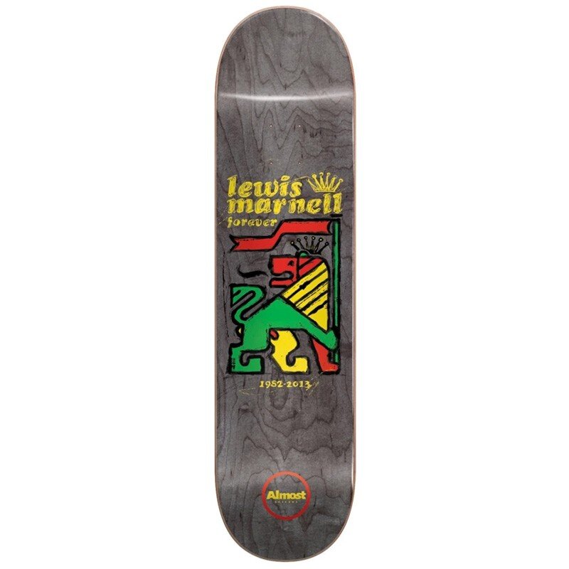 Дъска за скейт ALMOST Lewis Rasta Lion R7 Marnell 8