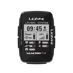 GPS компютър Lezyne Macro Plus – черен