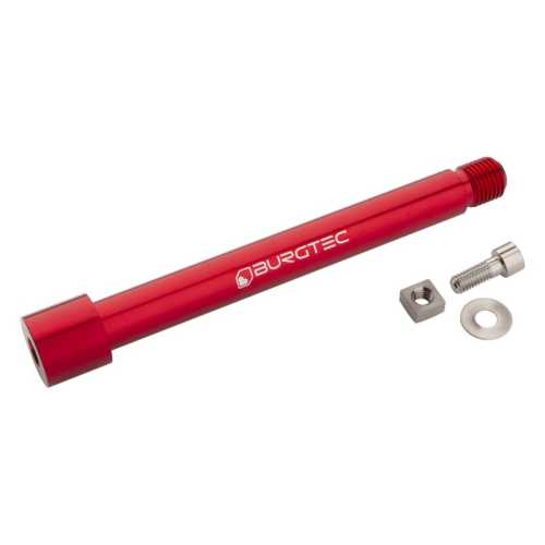 Предна проходна ос BURGTEC Fox 15x110mm Boost – Race Red (2021+)