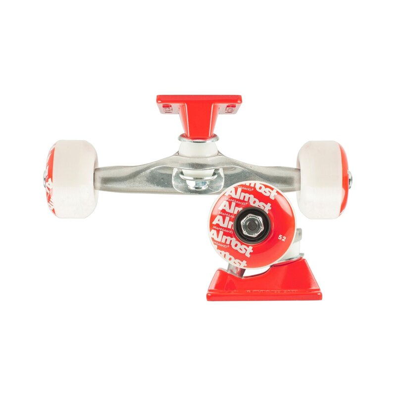 Комплект ALMOST REPEAT TRUCK & WHEEL COMBO RAW/RED 5.5