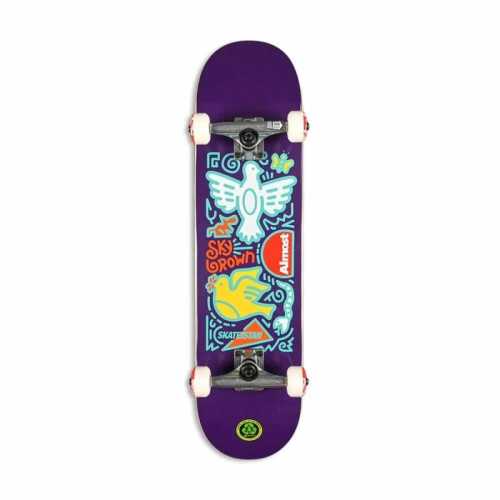 Комплект скейт ALMOST 7.875 SKATEISTAN SKY DOODLE FP (пurple)