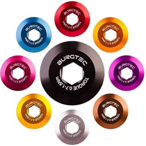 Болт за курбел BURGTEC Shimano Hollowtech II – Iron Bro Orange