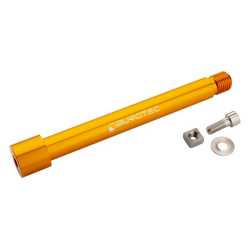 Предна проходна ос BURGTEC Fox 15x110mm Boost – Iron Bro Orange (2021+)