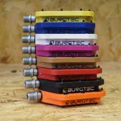 Педали Burgtec MK4 Composite Toxic Barbie Pink