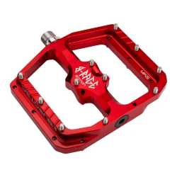 Педали BURGTEC Penthouse Flat MK5 B-Rage Edition Race Red