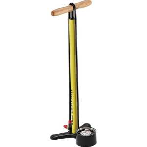 Помпа за велосипед Lezyne Steel Floor Drive 3.5 (жълта)