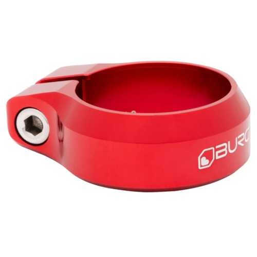 Скоба за седалка BURGTEC – 34.9 мм, Race Red