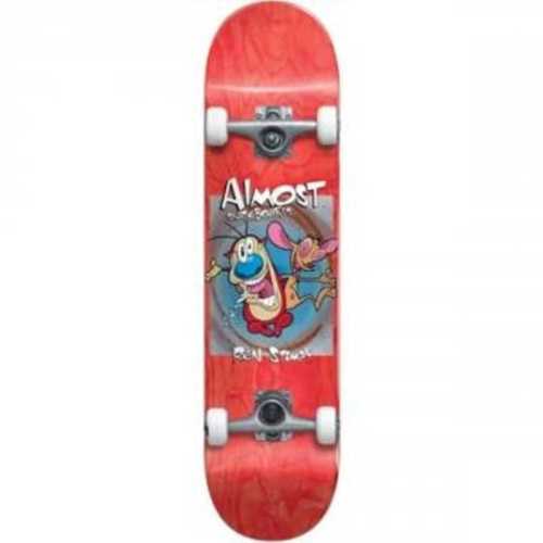 Комpletely скейтборд ALMOST REN & STIMPY BOXED PREMIUM COMPLETE (червен)