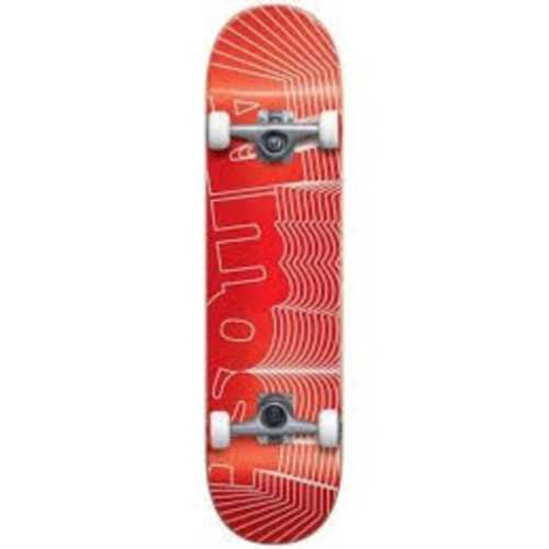 Скейтборд ALMOST Unknown Pleasures FP (червен)