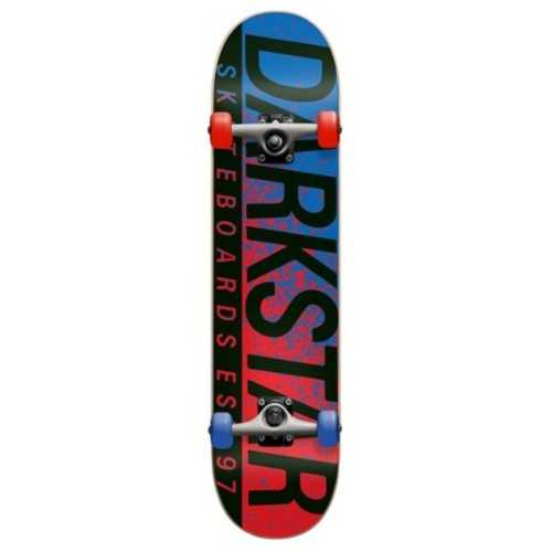 Скейтборд DARKSTAR Wordmark FP (червено/синьо)