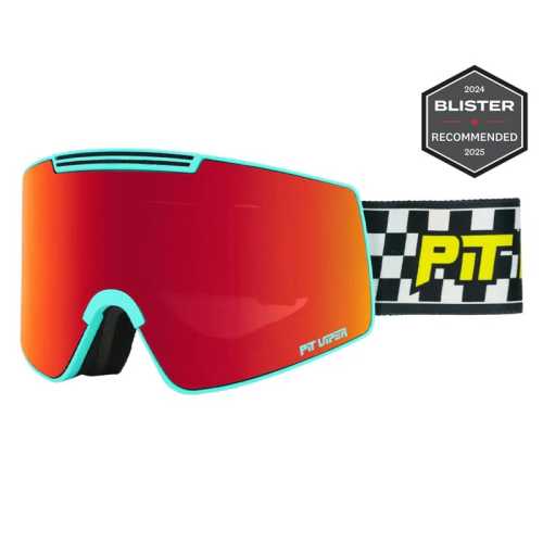 Маска за ски и сноуборд PIT VIPER Proform The Snowmachine с червени стъкла