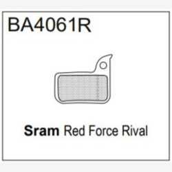 Спирачни накладки BRAKE AUTHORITY BA4061R - SRAM (пътни)