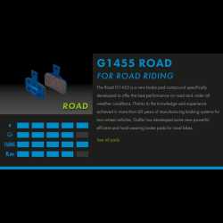 Спирачни накладки GALFER BIKE FD496G1455 ROAD (SHIMANO съвместими)