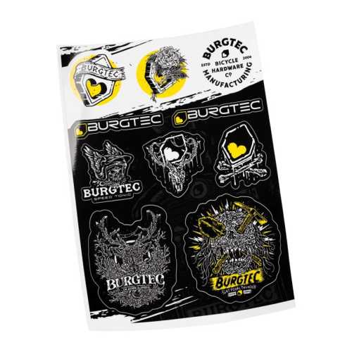 Стикери BURGTEC Helmet Stamps A5