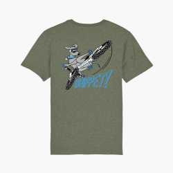 Тениска Peaty's Ride Wear – Whippet / Khaki, размер S