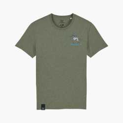 Тениска Peaty's Ride Wear – Whippet / Khaki, размер S