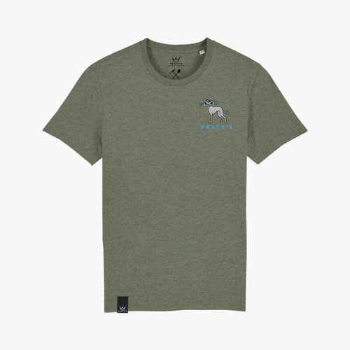 Тениска Peaty's Ride Wear – Whippet / Khaki, размер S