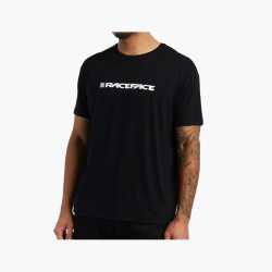 Тениска Race Face Classic Logo – къс ръкав, черна, размер XL