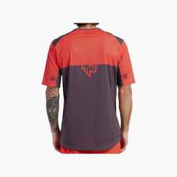 Тениска Race Face Indy – къс ръкав, коралова, размер XL