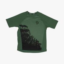 Тениска Race Face Trigger – къс ръкав, цвят Forest, размер S
