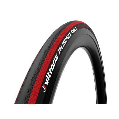 Външна гума Vittoria Rubino Pro IV 700x25c сгъваема Black/Red/Black G2.0
