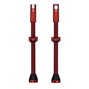 Тублес вентили Peaty's x Chris King (MK2) – 80 мм, червени