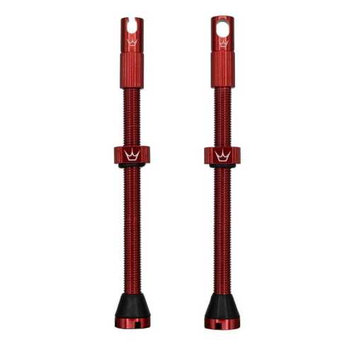 Тублес вентили Peaty's x Chris King (MK2) – 80 мм, червени