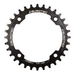 Плоча Race BURGTEC 104mm BCD Inside Fit за E-Bike Steel Thick Thin 34T