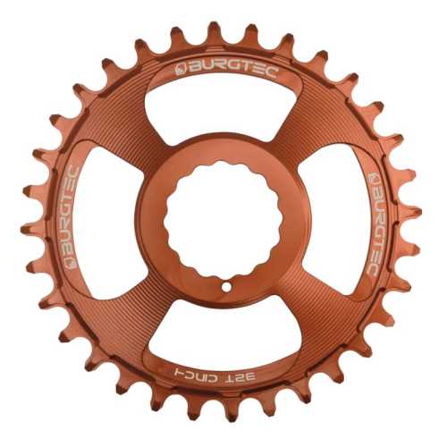 Плоча Race колело BURGTEC Cinch Thick Thin 34T (кафяво покритие)