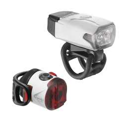 Фар и Стоп за велосипед Lezyne KTV Drive / FEMTO USB light pair White