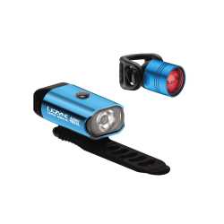 Фар и Стоп за велосипед Lezyne MINI Drive 400XL / FEMTO light pair Blue