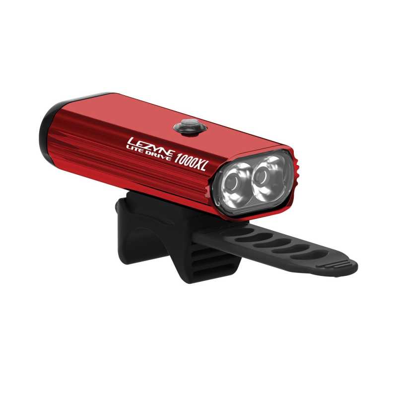 Фар за велосипед Lezyne LITE Drive 1000XL Front light Red hi gloss