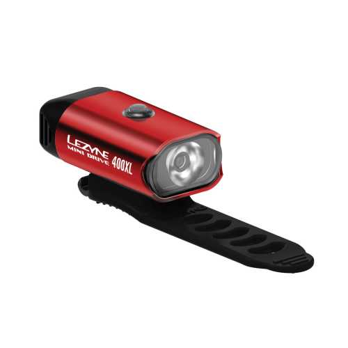 Фар за велосипед Lezyne MINI Drive 400 XL Front light Red/hi gloss