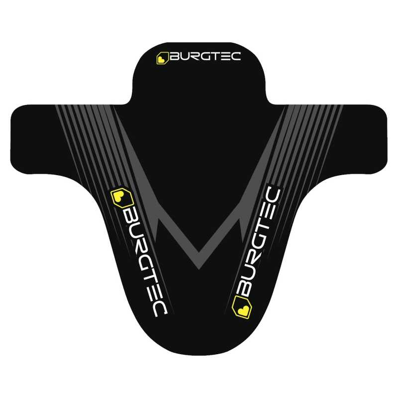 Преден или Заден Калник Burgtec Moto Mudguard­ Black / Grey