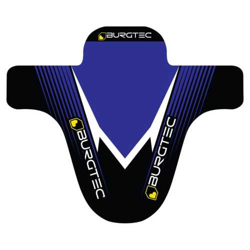 Преден или Заден Калник Burgtec Moto Mudguard Black / Blue