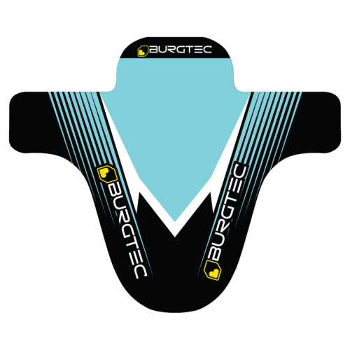 Преден или Заден Калник Burgtec Moto Mudguard Black / Mint