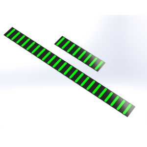 Стикери RRP PROGUARD FRONT STICKERS STANDARD NEON GREEN