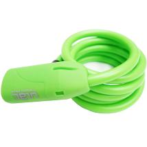 Велоключалка с кабел спирала Ulac Bauhaus Lime