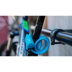 Велоключалка с кабел спирала Ulac Bauhaus Blue