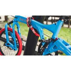 Вело катинар с верига Ulac Street Fighter Red с шифър