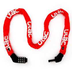 Вело катинар с верига Ulac Street Fighter Red с шифър