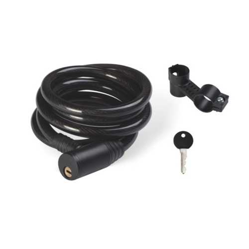 Велоключалка с кабел спирала Feiri 12 мм x 150см